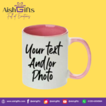 Personalized Pink Mug – Custom Logo, Name & Photo Printing | Perfect Gift