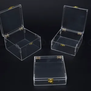 Square Acrylic Box With Lock