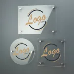Acrylic Business Sign Printed Logo